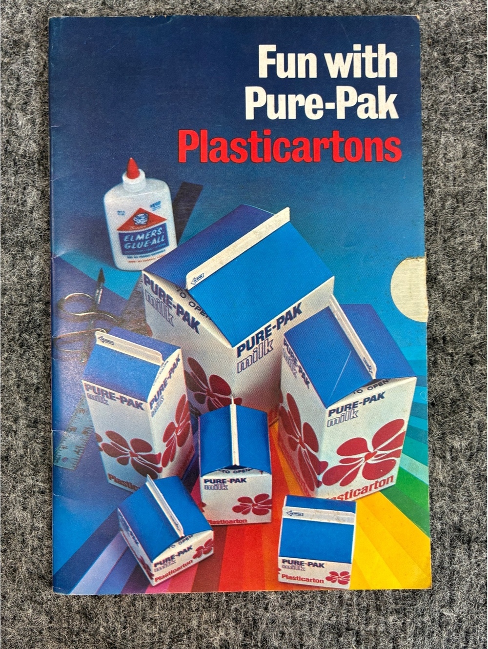 Fun with Pure-Pak Plasticartons Booklet 1969 Vintage Crafting Guide